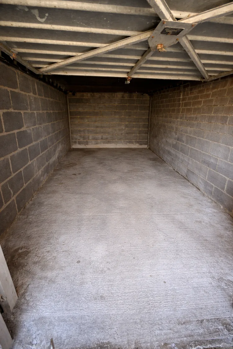 After: garage cleared, Larbert