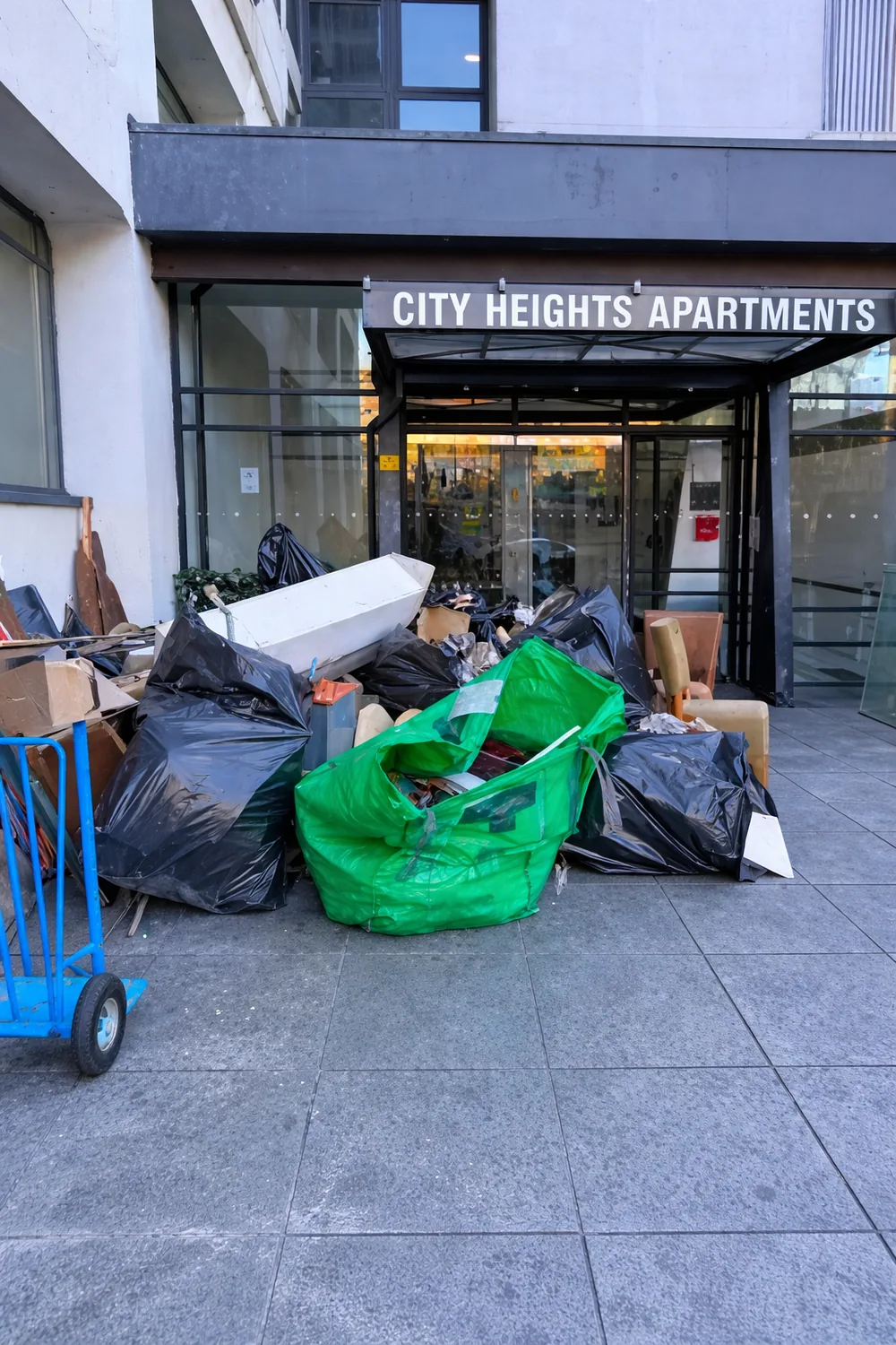Commercial clearance — office or retail interior
