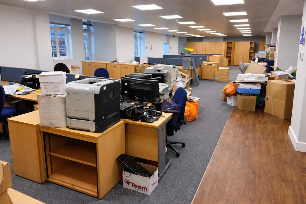 Commercial clearance — premises during clearance